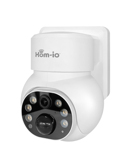 4G PTZ-camera, 3 megapixels, werkt op batterijen, mensen- en bewegingsherkenning, tweewegaudio - HOM-IO HOM-BATT-PTZ4G