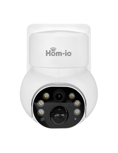 4G PTZ-Kamera, 3 Megapixel, batteriebetrieben, Personen- und Bewegungserkennung, Zwei-Wege-Audio - HOM-IO HOM-BATT-PTZ4G
