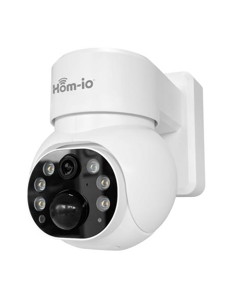 Cámara PTZ 4G, 3 megapíxeles, alimentación por batería, reconocimiento de personas y movimiento - HOM-IO HOM-BATT-PTZ4G