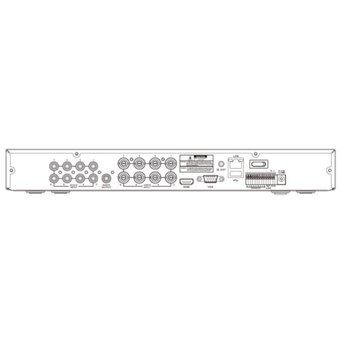 DVR ibrido 8 canali 5 megapixel, con...