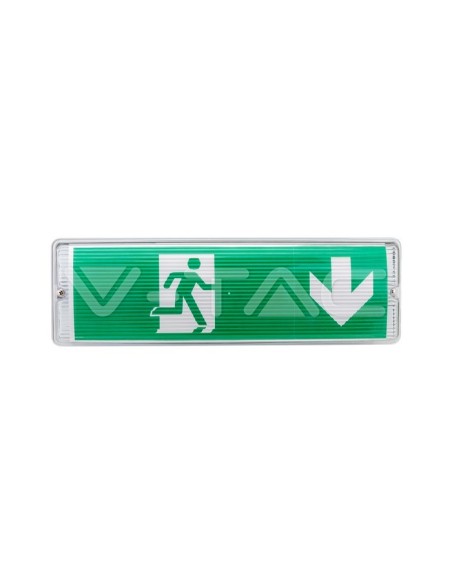 LED emergency lamp, 3W 130lm, wall mount, 3-hour operating time, self-test button - V-TAC VT-997 7687