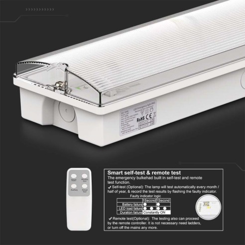 LED-Notleuchte, 3W 120lm,...