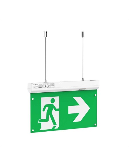 LED-Notleuchte, 2,5 W 100 lm, 4-in-1-Montage, Selbsttesttaste, kompatibel mit RF-Fernbedienung - V-TAC VT-995 7675