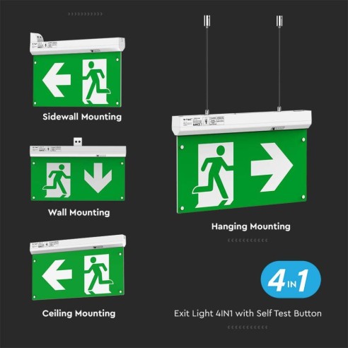 LED emergency lamp, 2.5W 100lm,...
