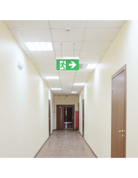 Lampe de secours à LED, 2.5W 100lm, montage 4 en 1, bouton d'autotest, compatible avec la télécommande RF - V-TAC VT-995 7675