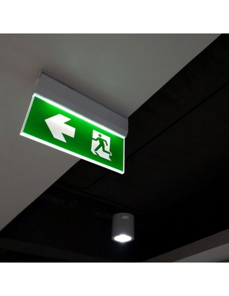 Lámpara LED de emergencia, 2,5W 100lm, montaje 4 en 1, botón de autocomprobación, compatible con mando RF - V-TAC VT-995 7675