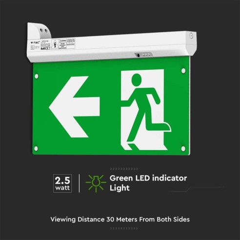 Lampe de secours à LED, 2.5W 100lm,...