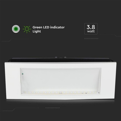 LED emergency lamp, 3.8W 110lm,...