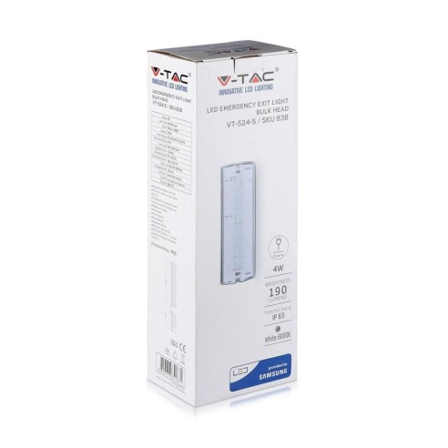 Lampe de secours à LED, 4W 190lm,...
