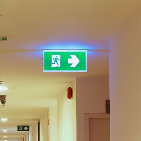 LED-Notleuchte, 2W 140lm, bündig...