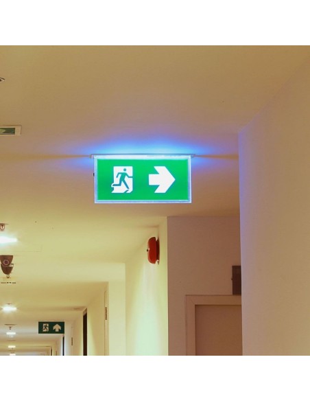 Lámpara LED de emergencia, 2W 140lm, empotrada, 3 horas de funcionamiento, modo SA/SE - V-TAC VT-522-S 835