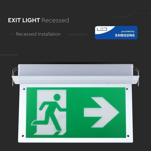 LED-veiligheidslamp, 2W 140lm,...