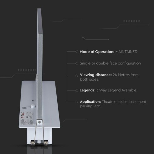 LED-veiligheidslamp, 2W 140lm,...