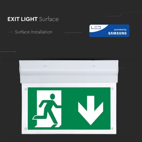 Lampe de secours à LED, 2W 140lm,...