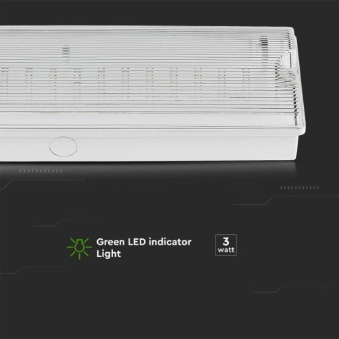 Led-noodlamp, 3W 140lm, wandmontage,...