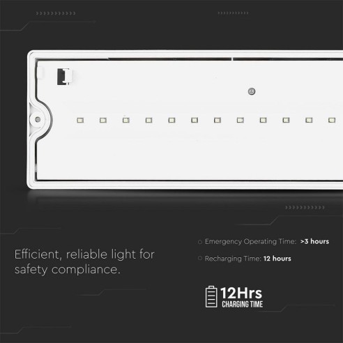 Lampe de secours à Led, 3W 140lm,...