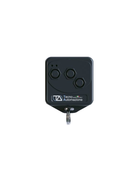 Radiocomando apricancello Cremino, quarzato ad autoapprendimento, 433,92MHz, colore nero - Tecno Automazione TLCNC5TN