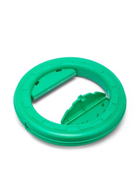 Probe container Ø320mm, for cable pull probes from 5 to 30 metres, plastic, green - Velamp ASP01