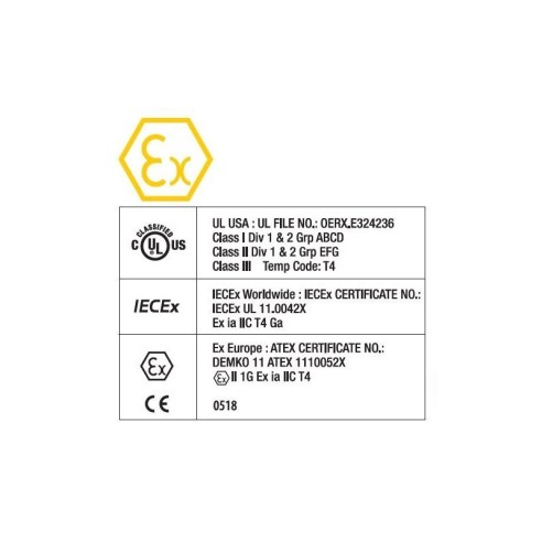 Linterna led Atex, 1W, led Osram,...