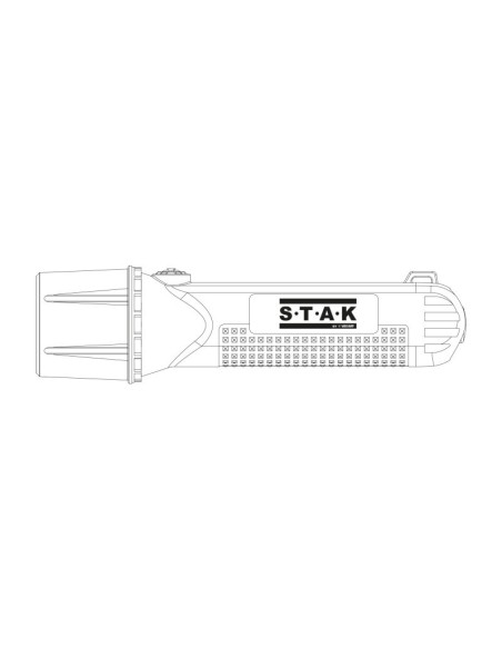 Linterna led Atex, 1W, led Osram, IP67, alcance 130 metros, autonomía 14 horas - Stak FATEX01.ST.006S