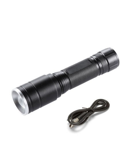 Hunter LED torch, 5W, 320 lumens, tactical switch, adjustable focus, powerbank, USB charging - Velamp IR533