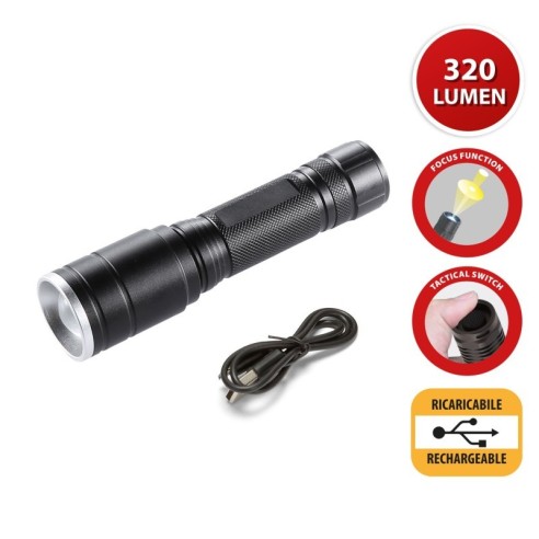 Linterna LED Hunter, 5W, 320 lúmenes,...