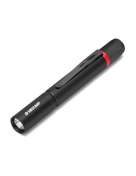 Torcia a penna Highlander, 1W, 100 lumen, interruttore tattico in gomma, con clip per tasca  - Velamp PENLED06