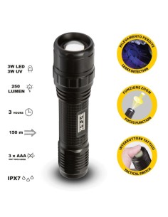 Horatio LED-zaklamp, 3W,... 2