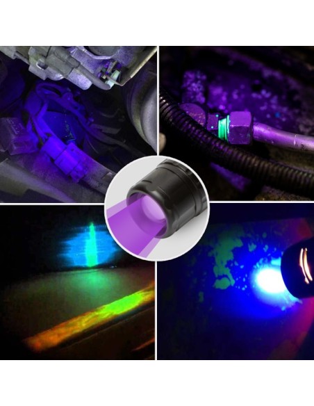 Linterna Horatio LED, 3W, 250 lúmenes, con luz ultravioleta, IP67 - Stak ST005