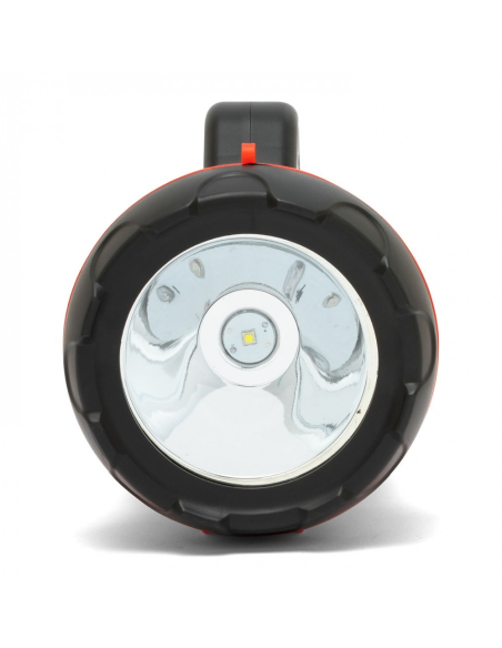 Projecteur portable 10W avec lumière clignotante, 800 lm, 800 mètres de portée, rechargeable avec 220V et USB-Velamp IR561