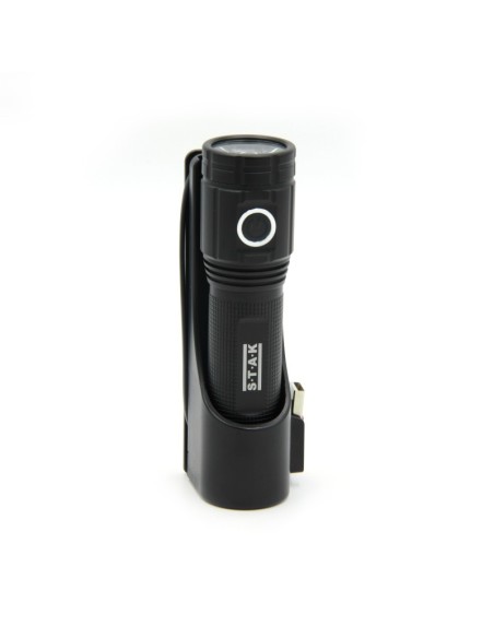 Sturm LED-Taschenlampe, 20W, 2000 Lumen, mit Ladestation, Anti-Blackout-Funktion - Stak ST096