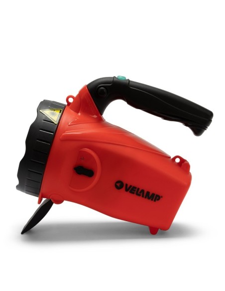 Hornet2 tragbarer LED-Scheinwerfer, 5W, 300 lm, Reichweite 400 Meter, mit 220V und Autoadapter - Velamp IR558