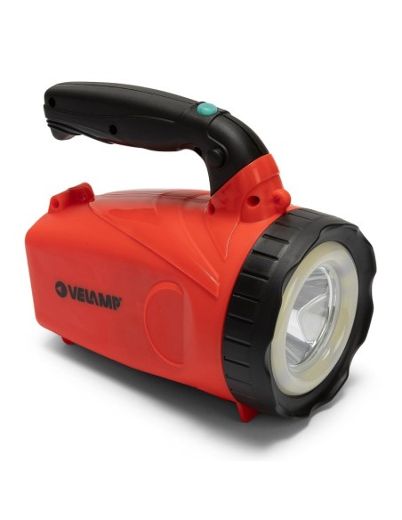 Hornet2 draagbare ledspot, 5W, 300 lm, reikwijdte 400 meter, met 220V en autoadapter - Velamp IR558