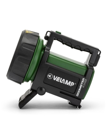 Doomster portable led spotlight, 5W, range 500 metres, adjustable brightness, with 220V and car adapter - Velamp IR666-5W