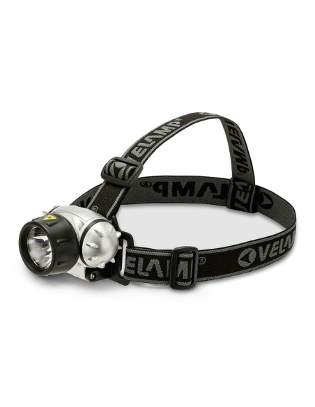 Lampe frontale à LED avec double bandeau, 1W, 40 lumens, luminosité réglable - Velamp IH510.DL.006L