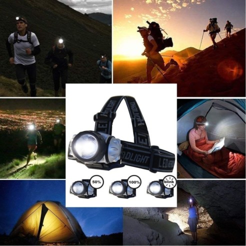 Torcia led frontale con fascia...