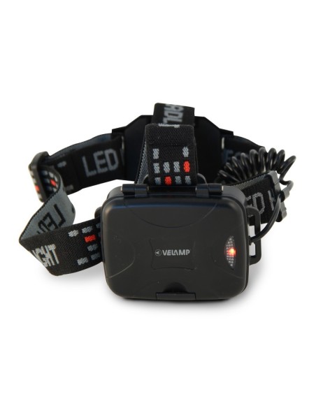 Led-Stirnlampe, 6W, 400 Lumen, mit Zoom und Rücklicht, einstellbare Helligkeit - Velamp IH535