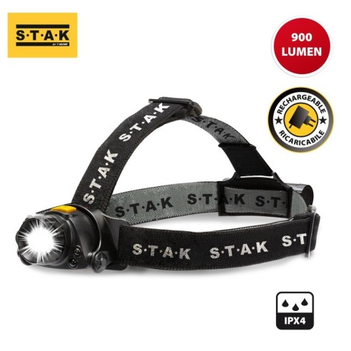 Torcia led frontale Kaizer, 10W, 900...