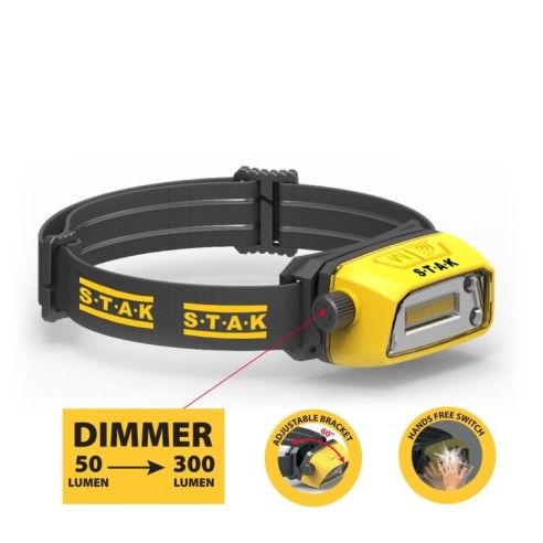 Kaizer LED headlamp, 3W, 300 lumens,...