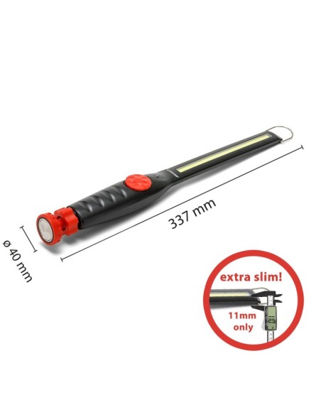 Blackman Inspektionslampe, 3W, 150 Lumen, mit magnetischem Drehfuß, USB-Ladung - Velamp IR578