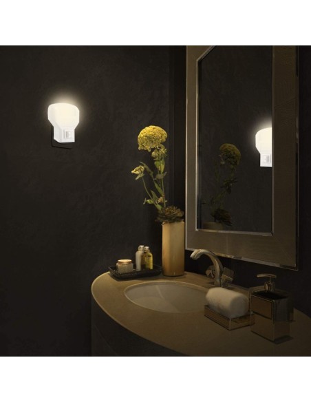 Veilleuse Twilight, 0,5W, prise 10A, avec interrupteur - Velamp IL09LED.012L