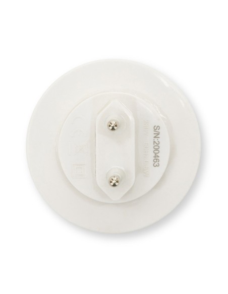 Night light with twilight switch, 0.5W, 10A plug - Velamp IL27LED.012L