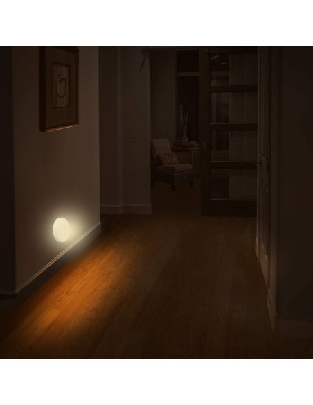 Nachtlicht mit Dämmerungsschalter, 0,5W, 10A Stecker - Velamp IL27LED.012L