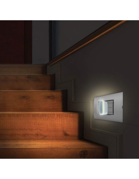 Froot Nachtlicht, 0.3W, 10A Stecker, mit Schalter, weiß - Velamp IL29