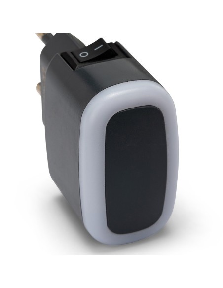 Froot night light, 0.3W, 10A plug, with switch, anthracite - Velamp IL30