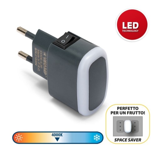 Veilleuse Froot, 0,3W, prise 10A,...