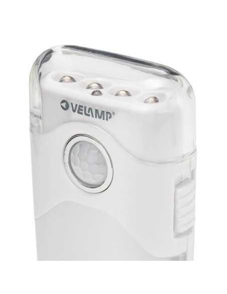 NIGHT GUARD 2 night light with motion sensor, 1W, 10A plug, portable and with emergency light function, - Velamp R720