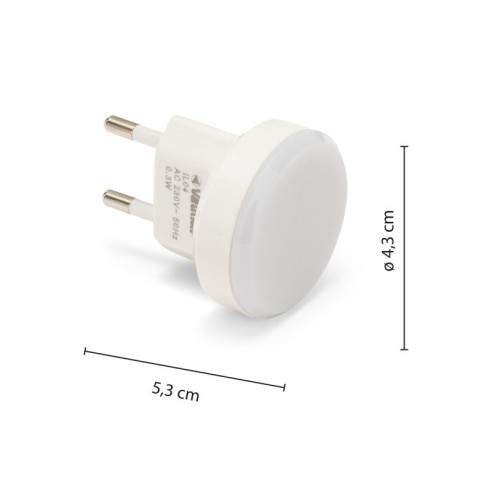 Moon-Nachtlicht, 0.3W, 10A Stecker,...