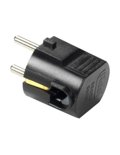 16A 2P+E schuko plug, 90°...