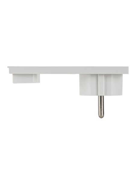 Prise schuko ultraplate 16A 2P+E, blanche - Rosi RS1110